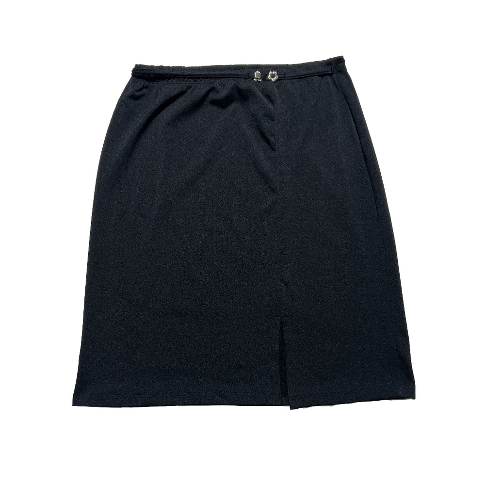 Mini Black Skirt with silver details